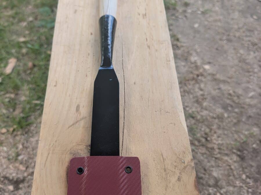 your first chisel | 1 1/2" forged forward timber framing chisel